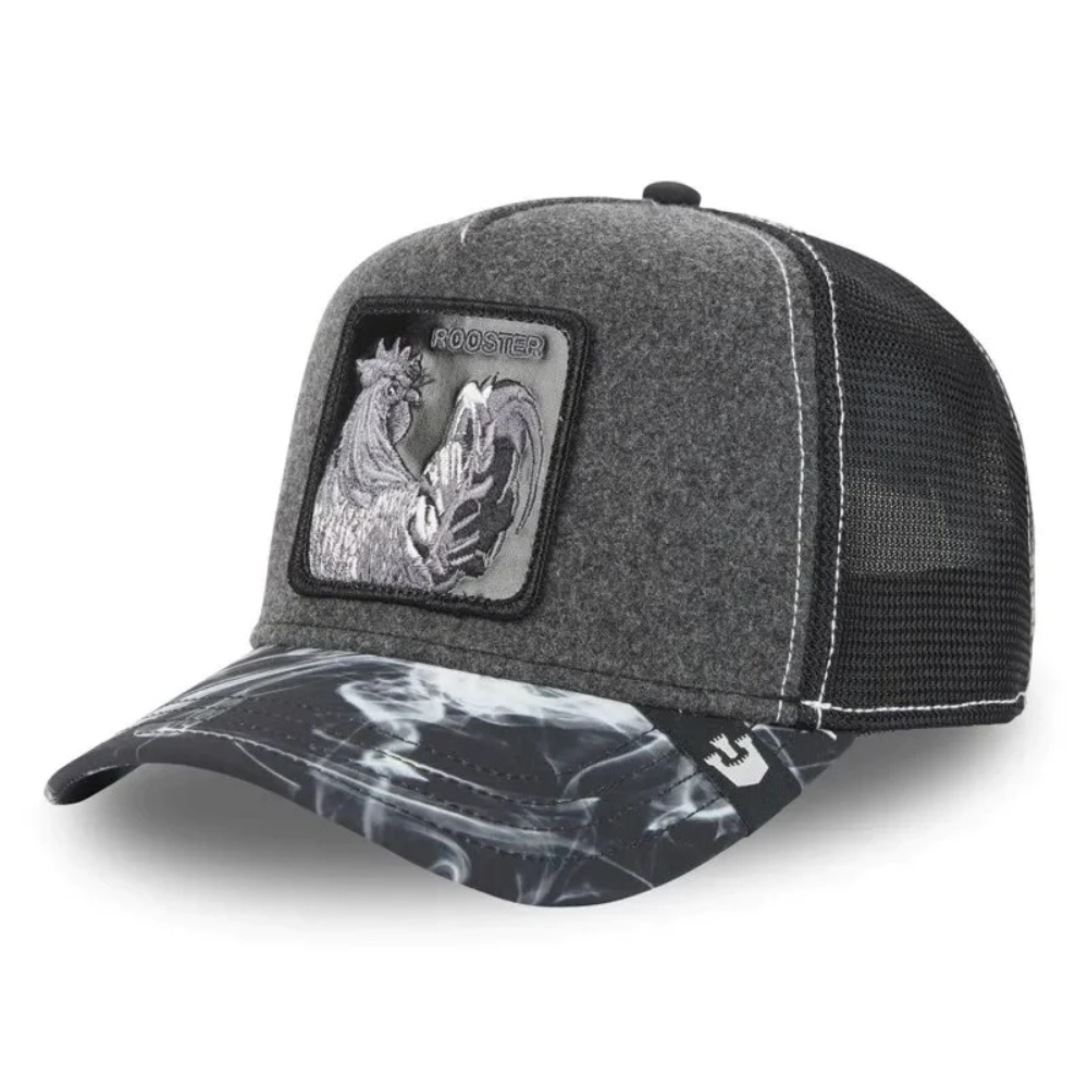 Gorra Goorin Bros Rooster negra edición especial unisex 625461171