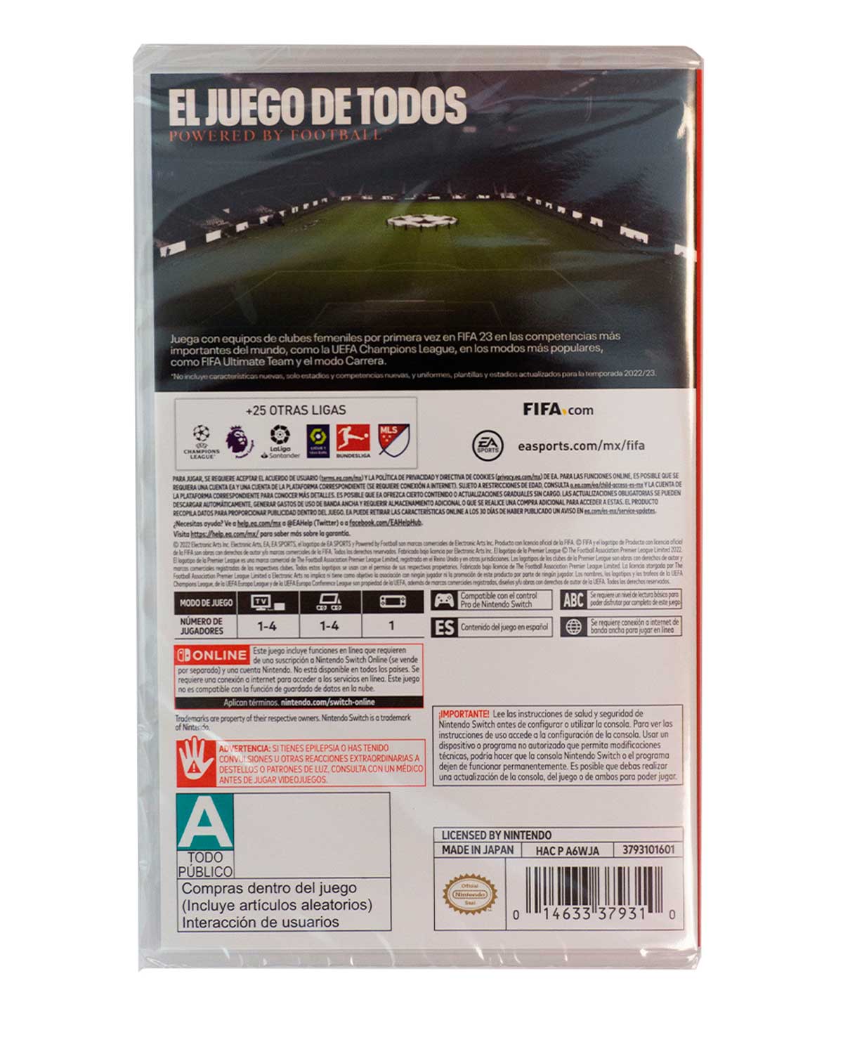 FIFA 23 Compatible Nintendo Switch