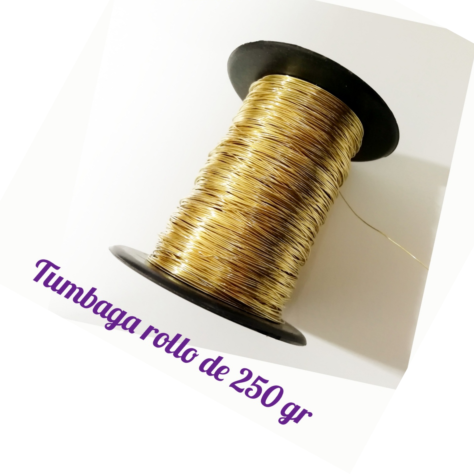 Tumbaga Alambre Viuda Color ,metal Para Bisutería, Joyería Alambrismo, Manualidades Calibre Delgado Carrete 250gr