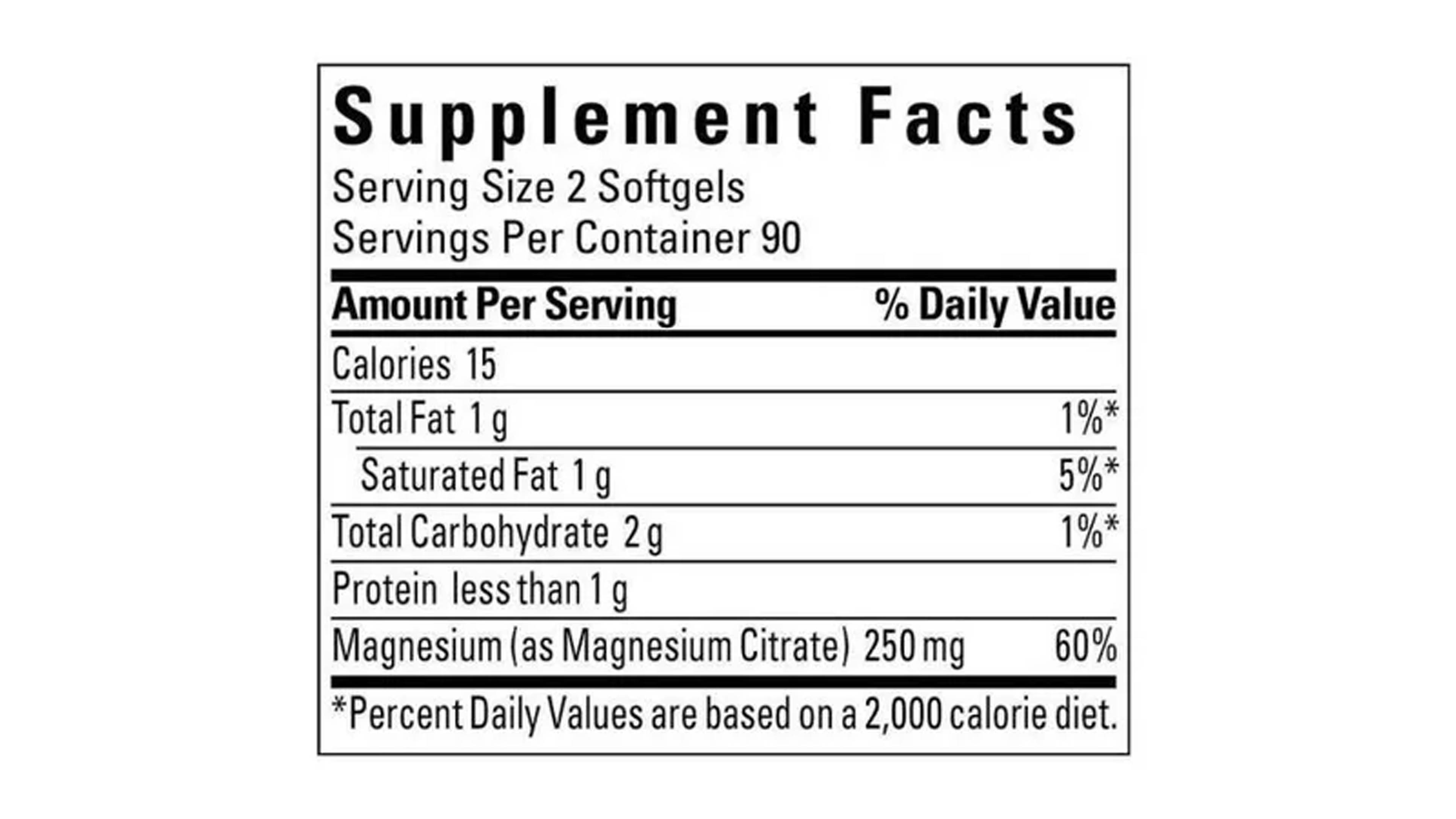 Citrato De Magnesio 250mg Nature Made 180 Sofgels