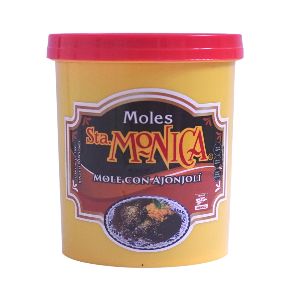 Mole Poblano Almendrado Con Ajonjolí Santa Mónica 1 kg