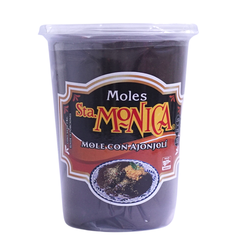  Mole Poblano Almendrado Con Ajonjolí Santa Mónica 1 kg