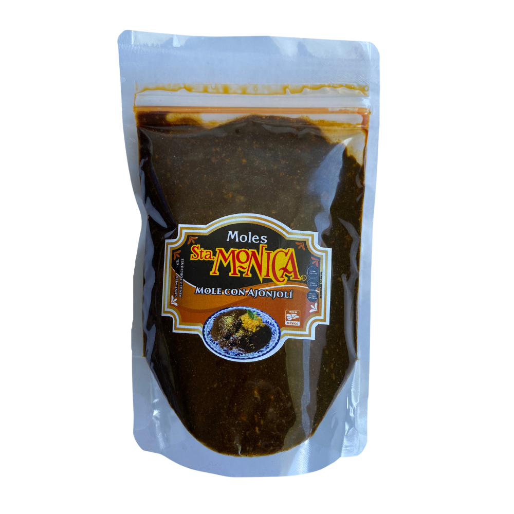 Mole Poblano Almendrado Con Ajonjolí Santa Mónica 250 gramos