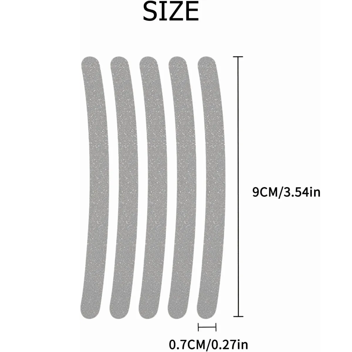 Pegatina Cintas Tiras Reflectivas Para Rin De Motos Coche Blanco