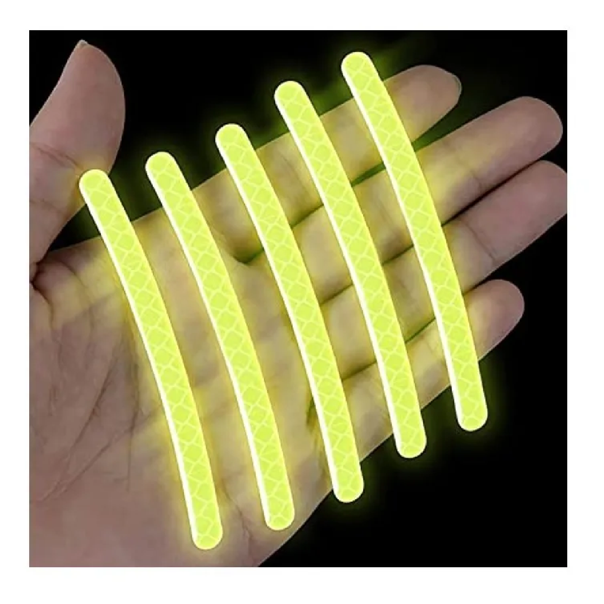 Pegatina Cintas Tiras Reflectivas Para Rin De Motos Coche Flourecente