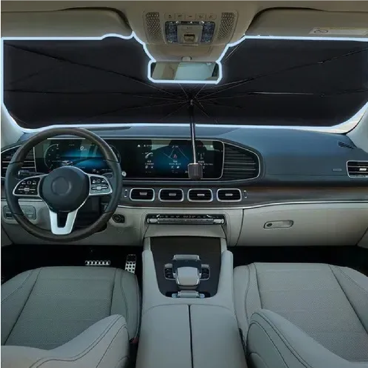 Tapasol Parabrisas Cubre Sol Para Coche Cortinas