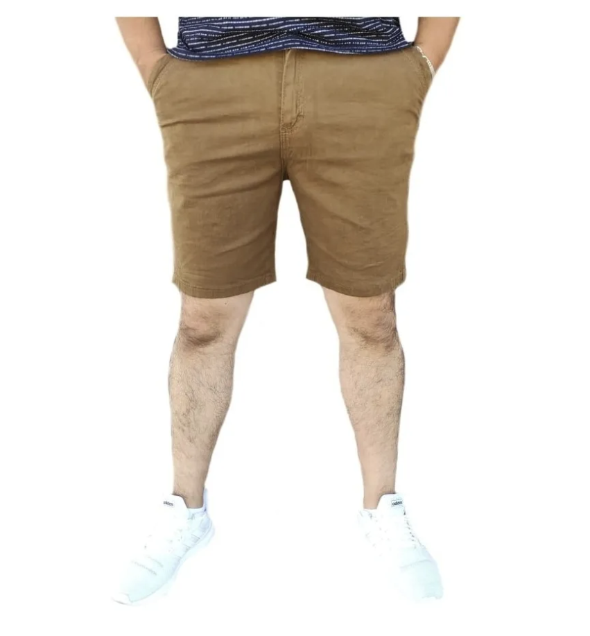 Bermuda Short de Gabardina Stretch para Hombre John Silver