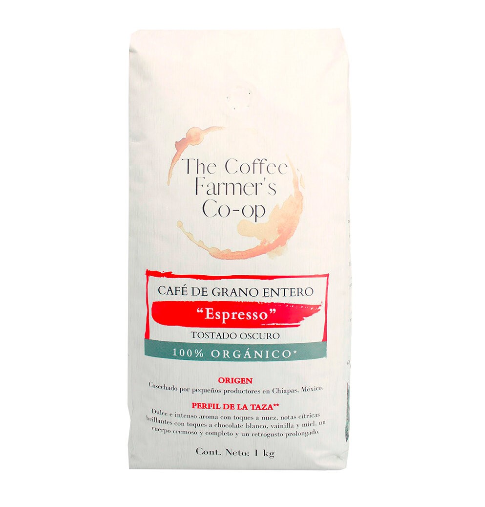 Café Tostado Espresso The Coffee Farmers Co-op 1 Kg