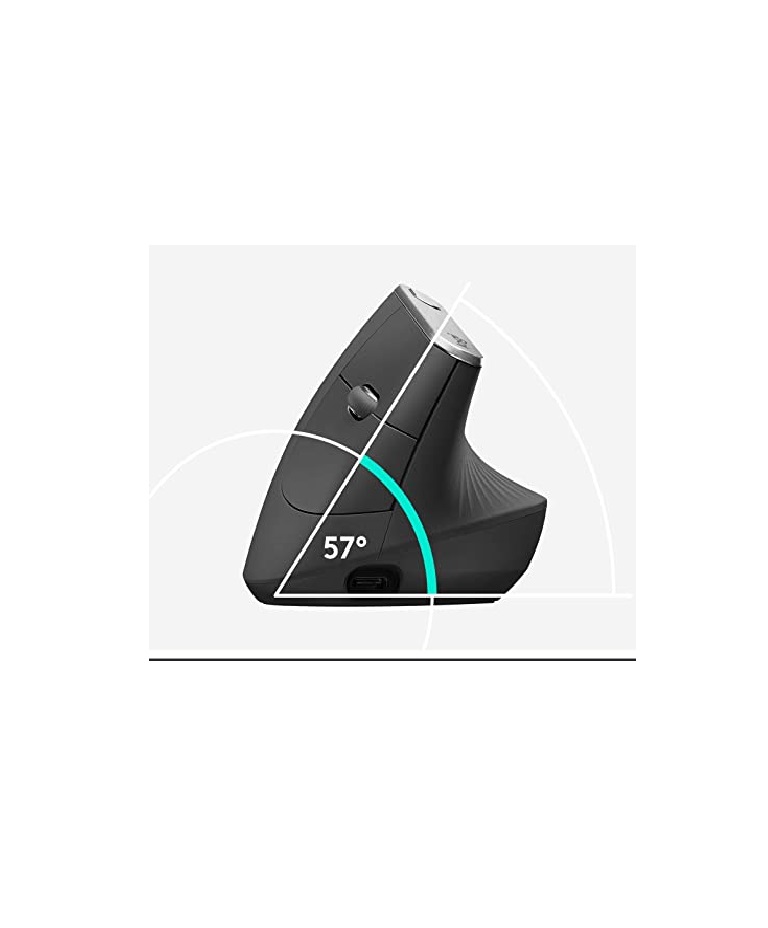 Mouse Logitech Vertical Blanco