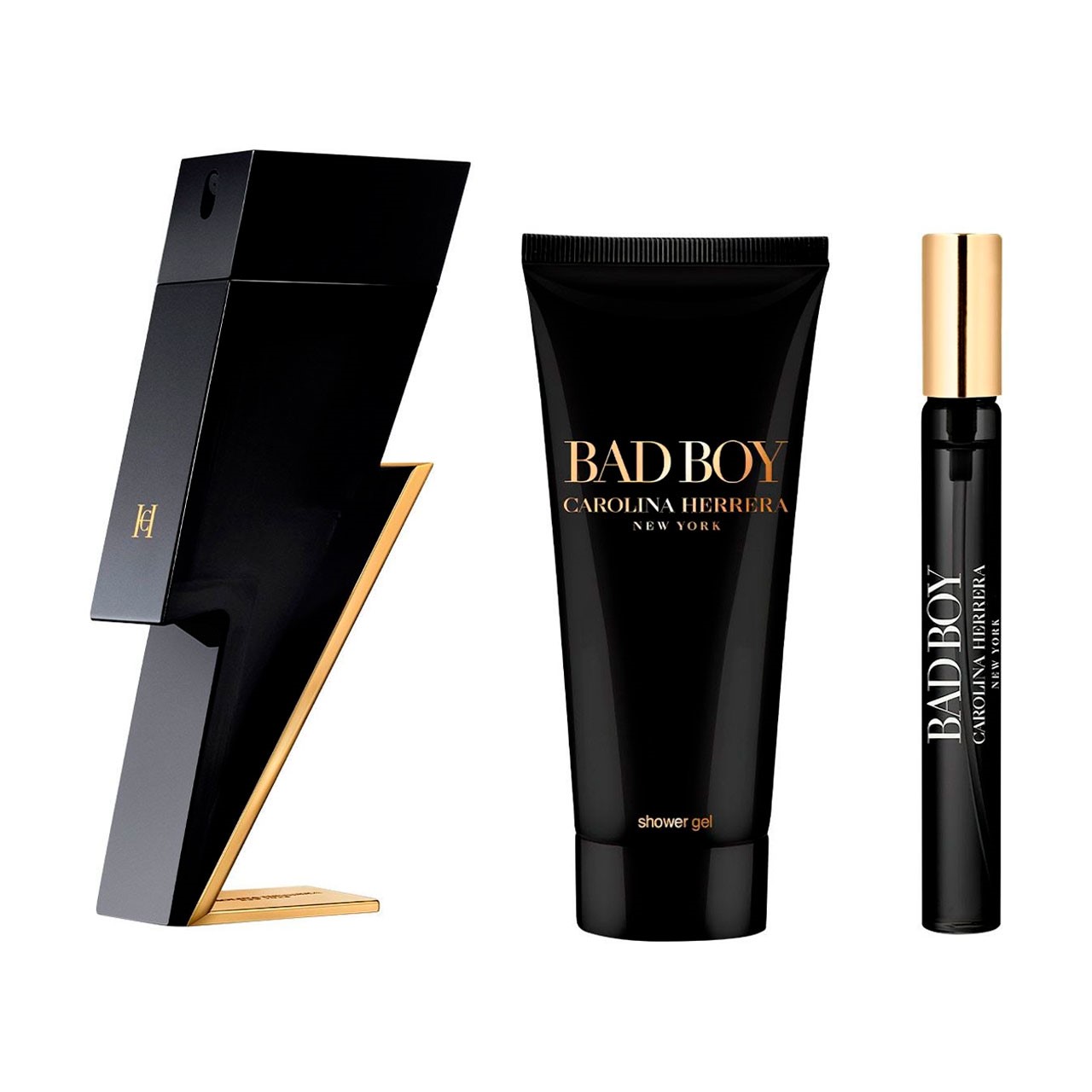 Estuche  Carolina Herrera Bad Boy  3 pzs Hombre