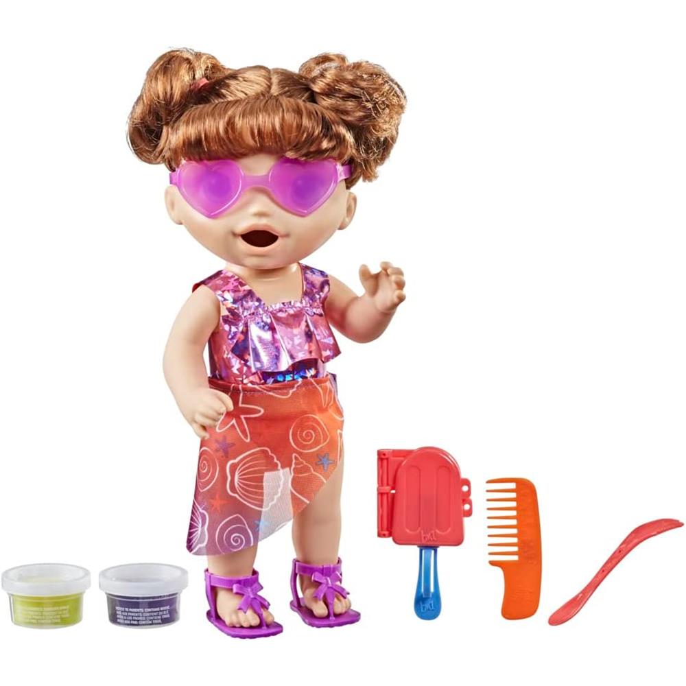 Baby Alive Heladito Bajo El Sol Castaña Sunshine Snakcs 30cm