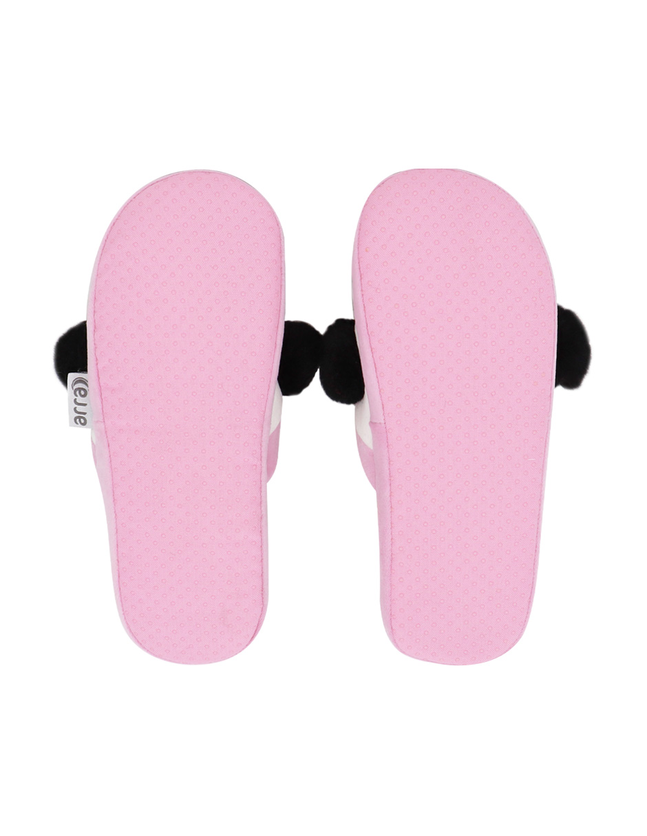 Pantuflas Panda Antiderrapantes Para Dama