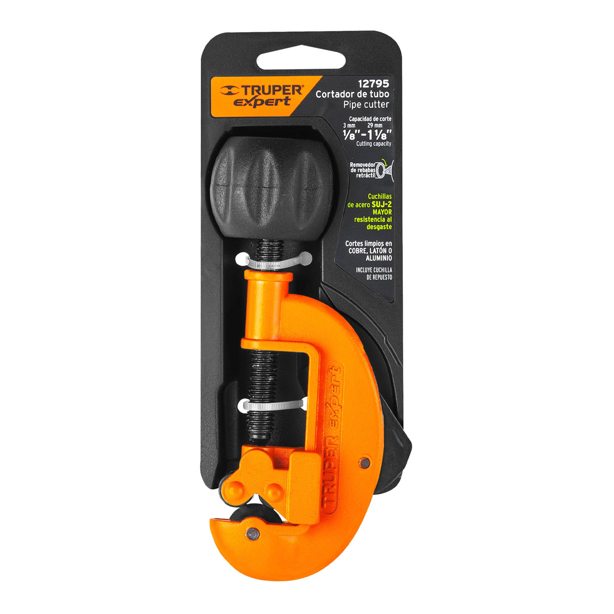 Cortador para Tubo de Cobre, Uso Rudo, Corte 1/8" a 1-1/8" Cuchilla 20 mm, COT-30X Truper