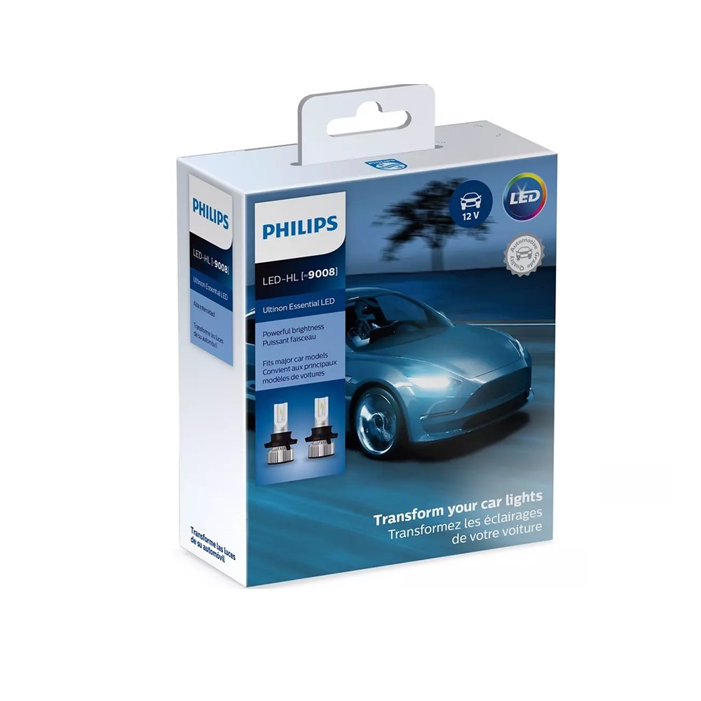      Kit Focos Led H13 Philips 6500k 1500 Hrs 2 Pzas. Original