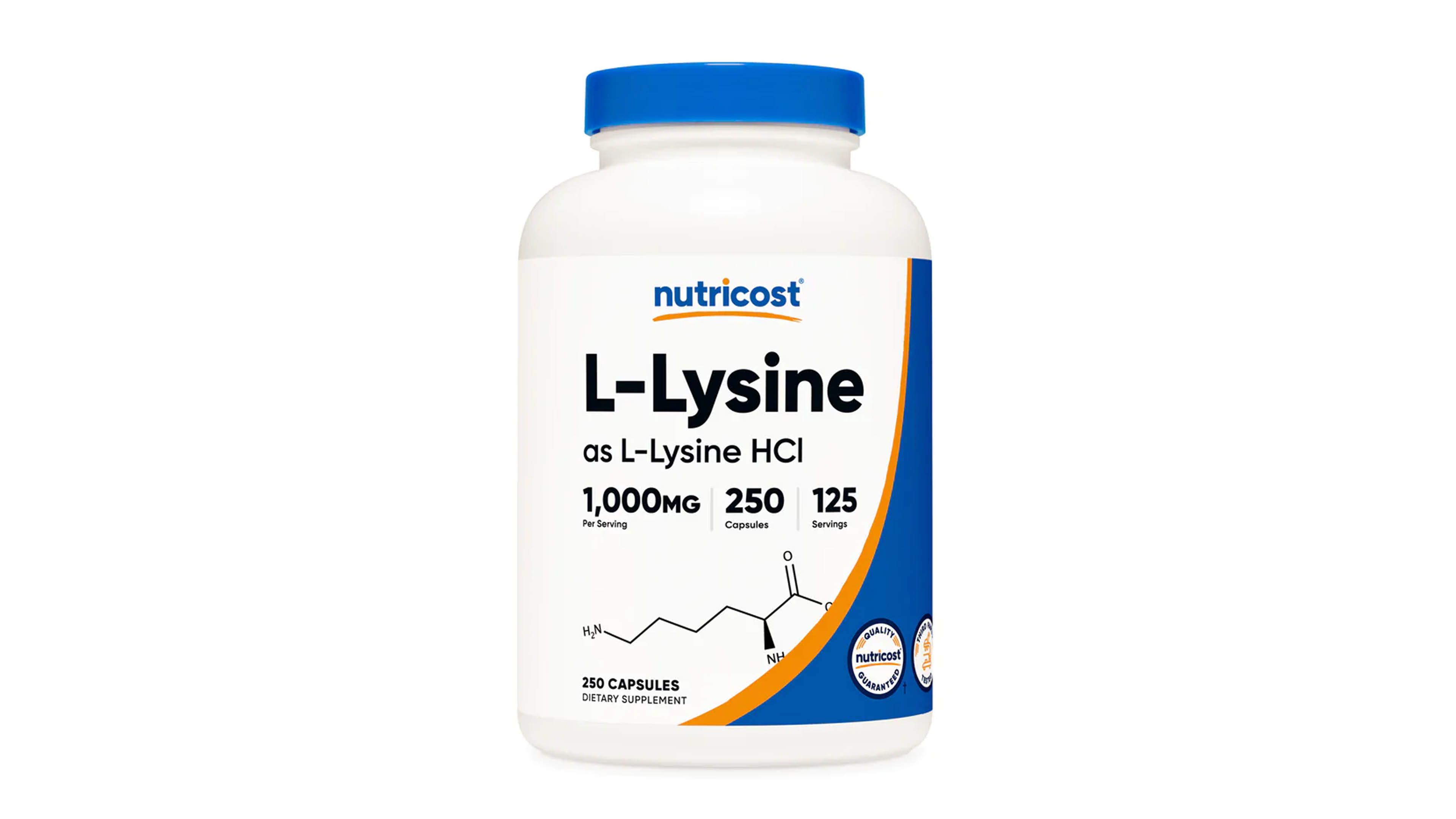 L-lysine 1000 Mg Nutricost Aminoacido Esencial L-lysine Hci 250 Tabletas