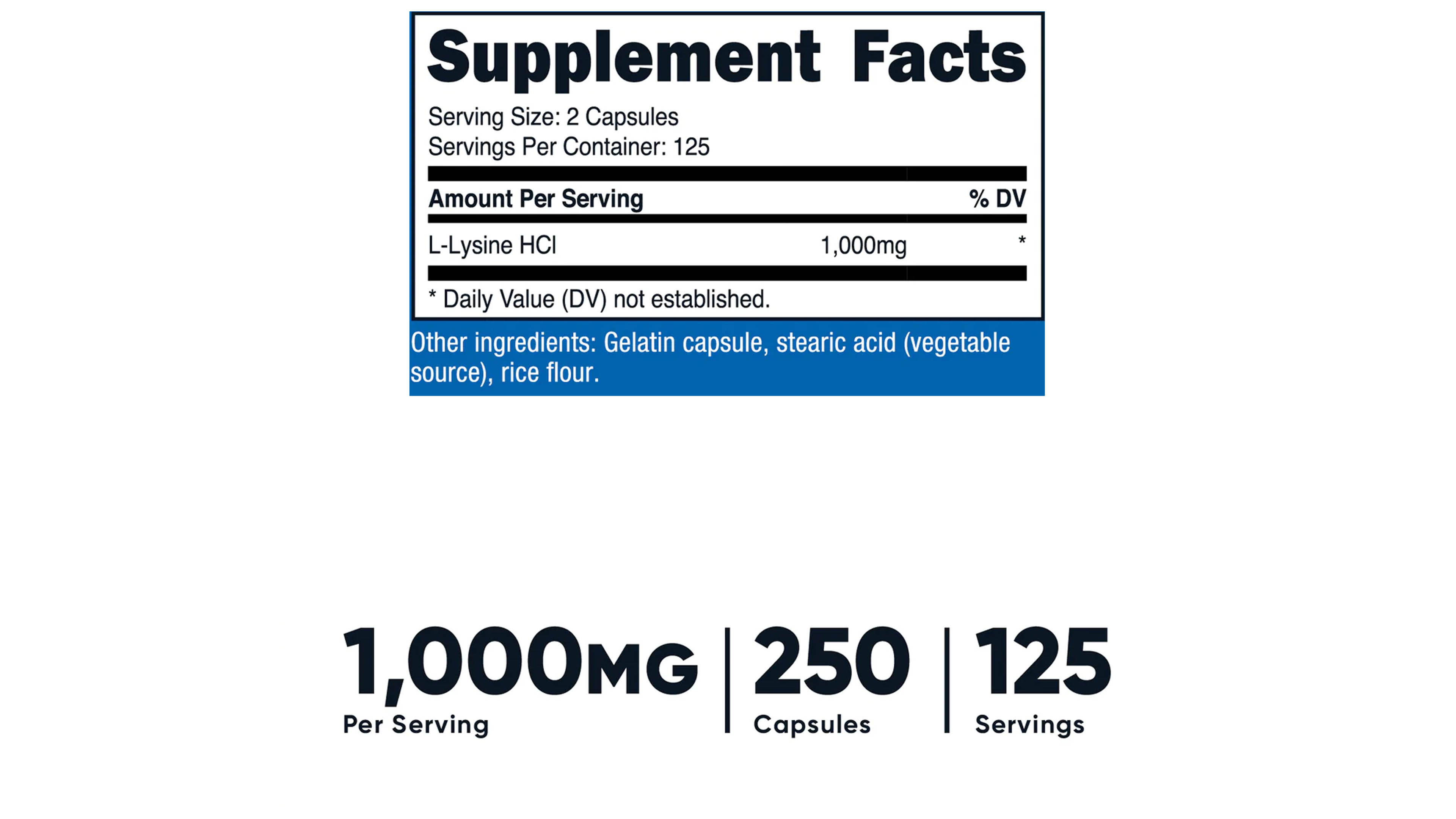 L-lysine 1000 Mg Nutricost Aminoacido Esencial L-lysine Hci 250 Tabletas