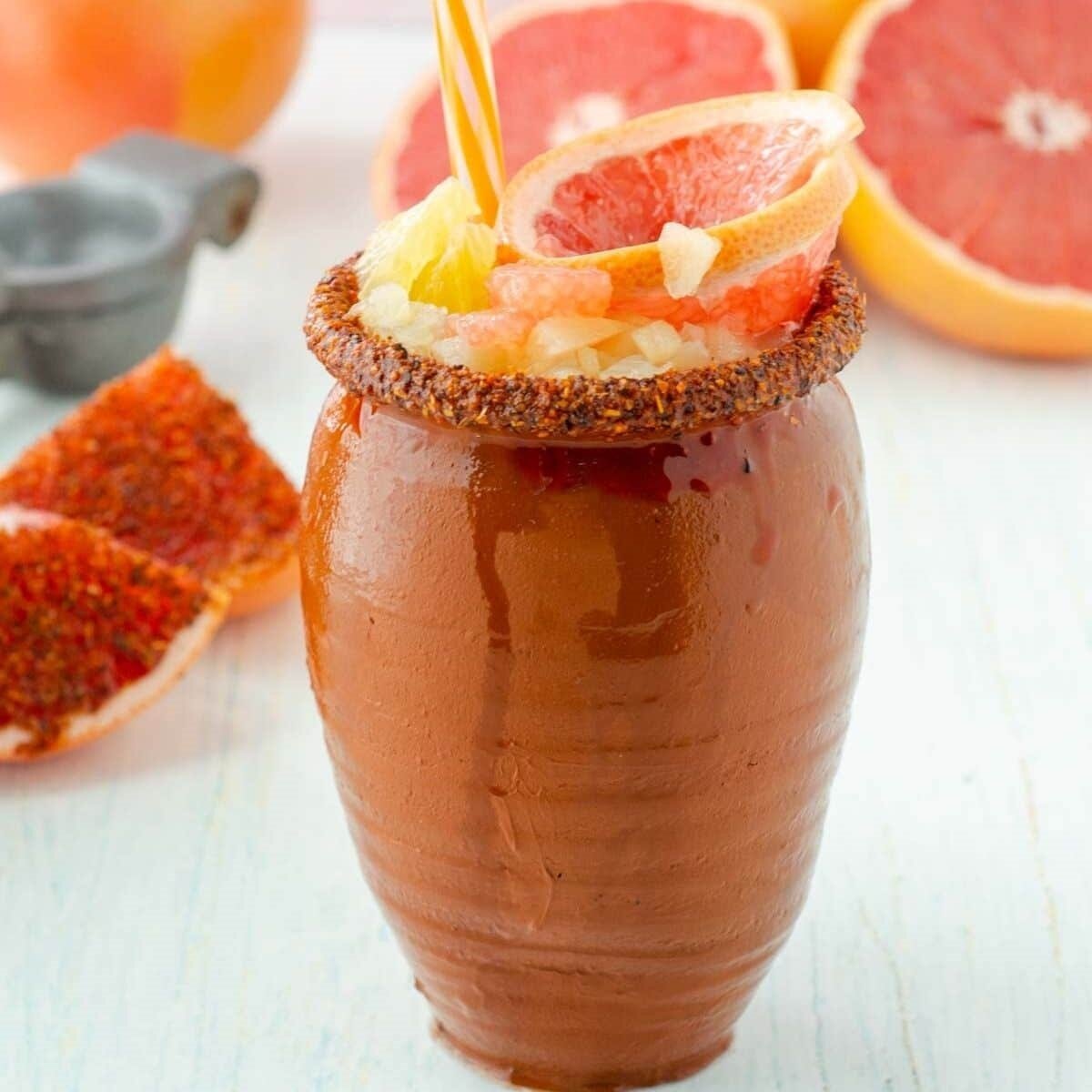 Cantaritos de barro natural 400ml 20 pzas