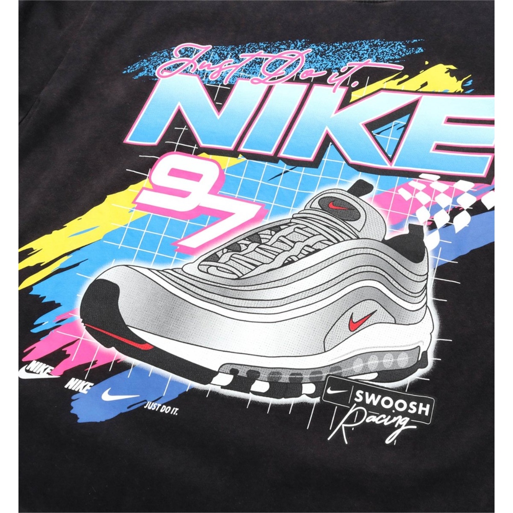 Playera casual Nike -tee negra par hombre dr8000-010