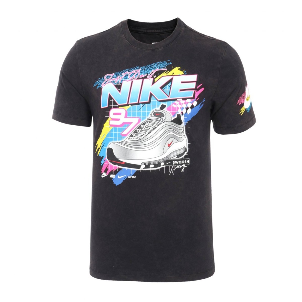 Playera casual Nike -tee negra par hombre dr8000-010