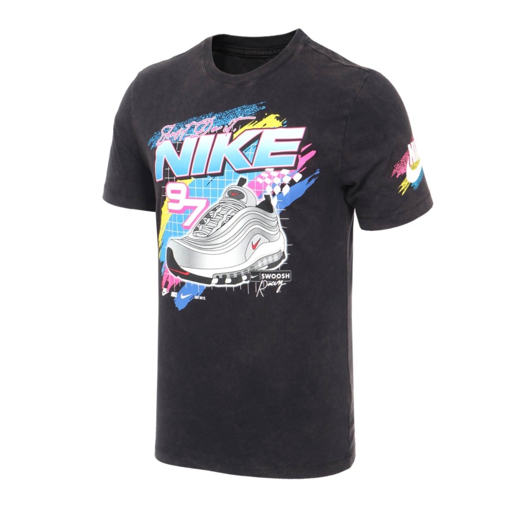 Playera casual Nike -tee negra par hombre dr8000-010