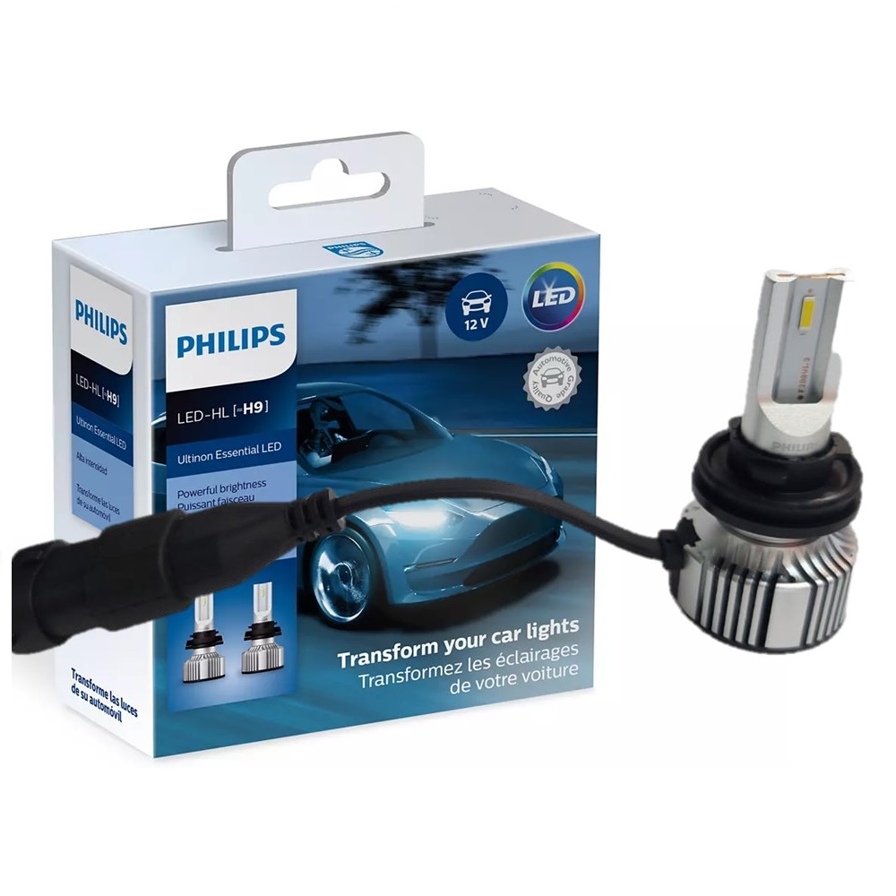      Kit Focos Led H9 Philips 6500k 1500 Hrs 2 Pzas. Original