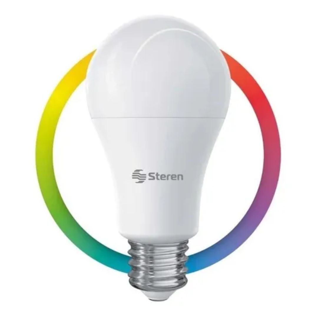 Foco Led Steren 10w Focos Inteligentes Rgb Wifi Bombilla Ale