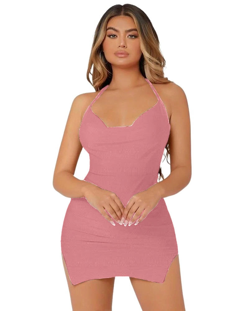 Vestido Selene ajustado sexy aberturas ligero corto casual