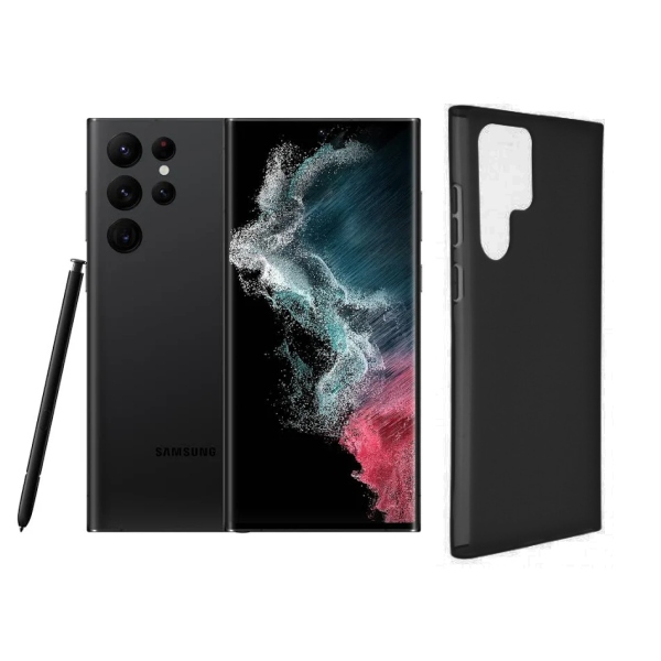 Samsung Galaxy S22 ULTRA 5G 128GB Negro Snapdragon Reacondicionado Grado A + Funda .