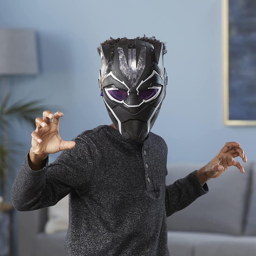 Marvel Black Panther Legacy Máscara De Poder Vibranium 