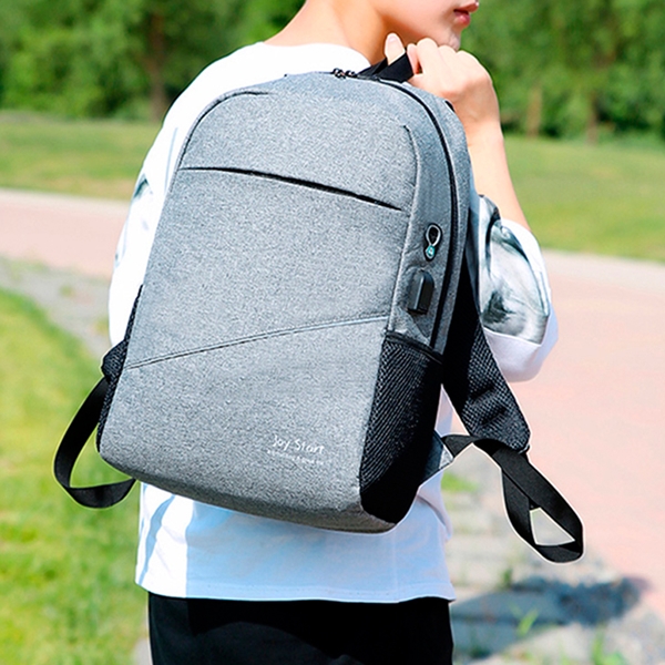 Mochila Antirrobo Incluye Bolsa De Hombro Y Cable Usb