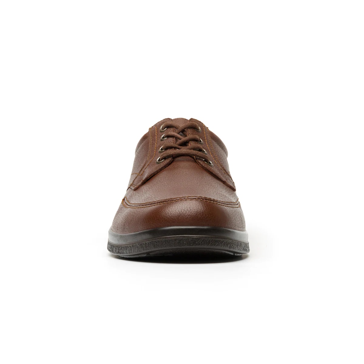 Zapato Hombre Derby Plain Toe Flexi Marcel 91607 De Piel Café Diseño Liso