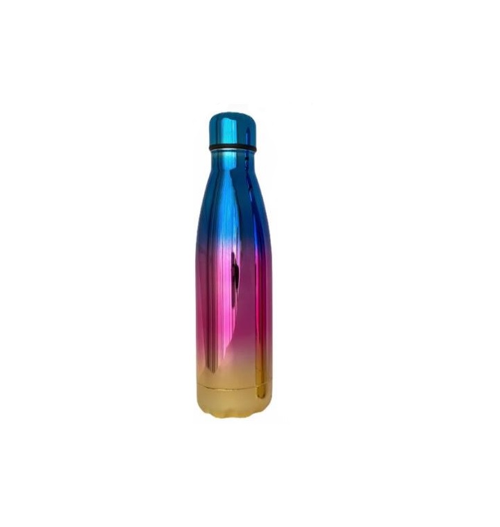 Botellas de agua para niños Rainbow 500ml Botella de agua para niños Niñas  Botella de agua a prueba de fugas Niños Botella de bebida