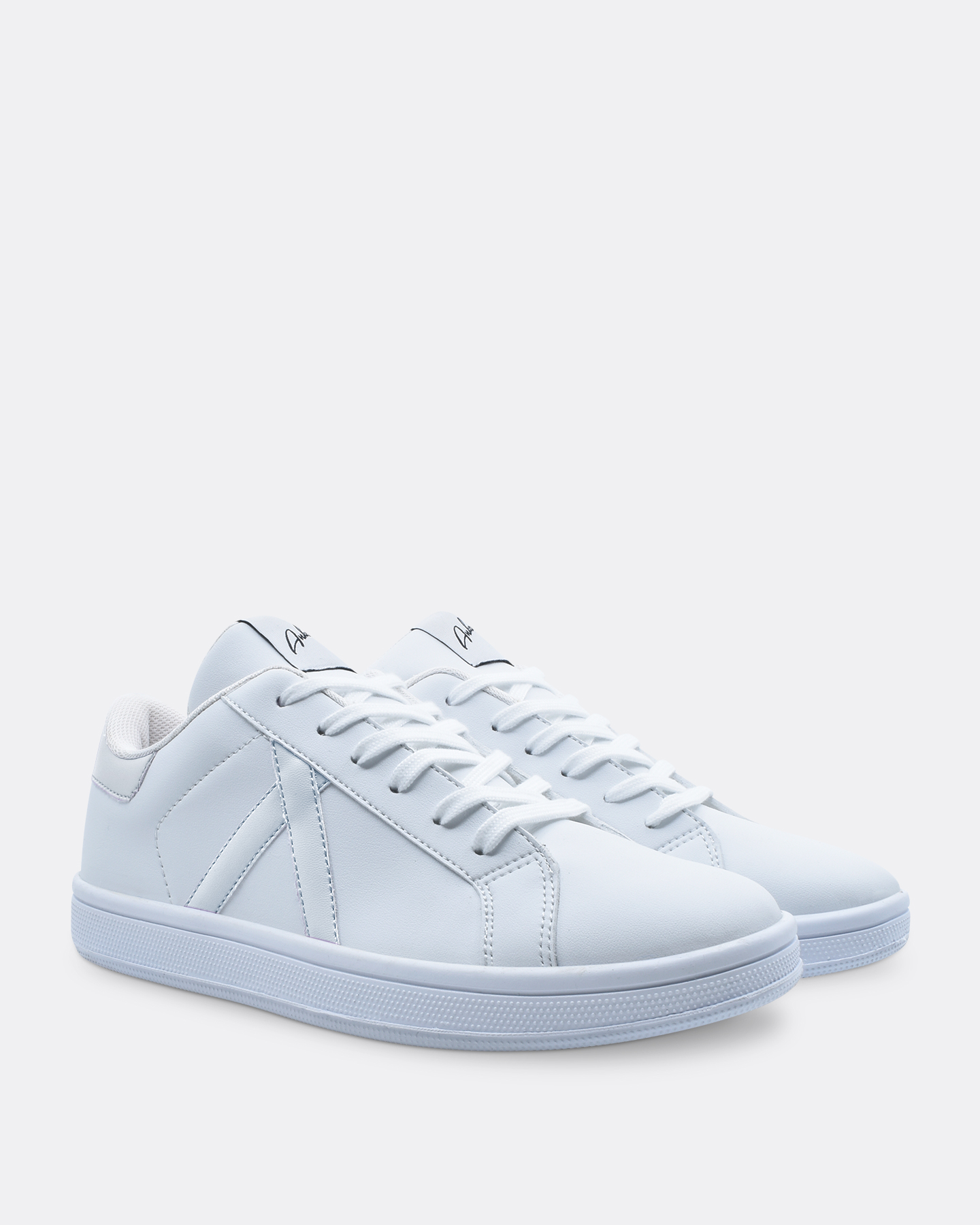 Tenis de Piel Blanco Con Agujeta Para Adulto Ankaa S001