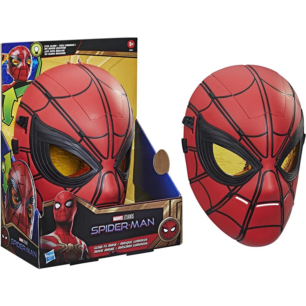 Spiderman Hombre Araña Mascara Luminosa Hasbro Marvel