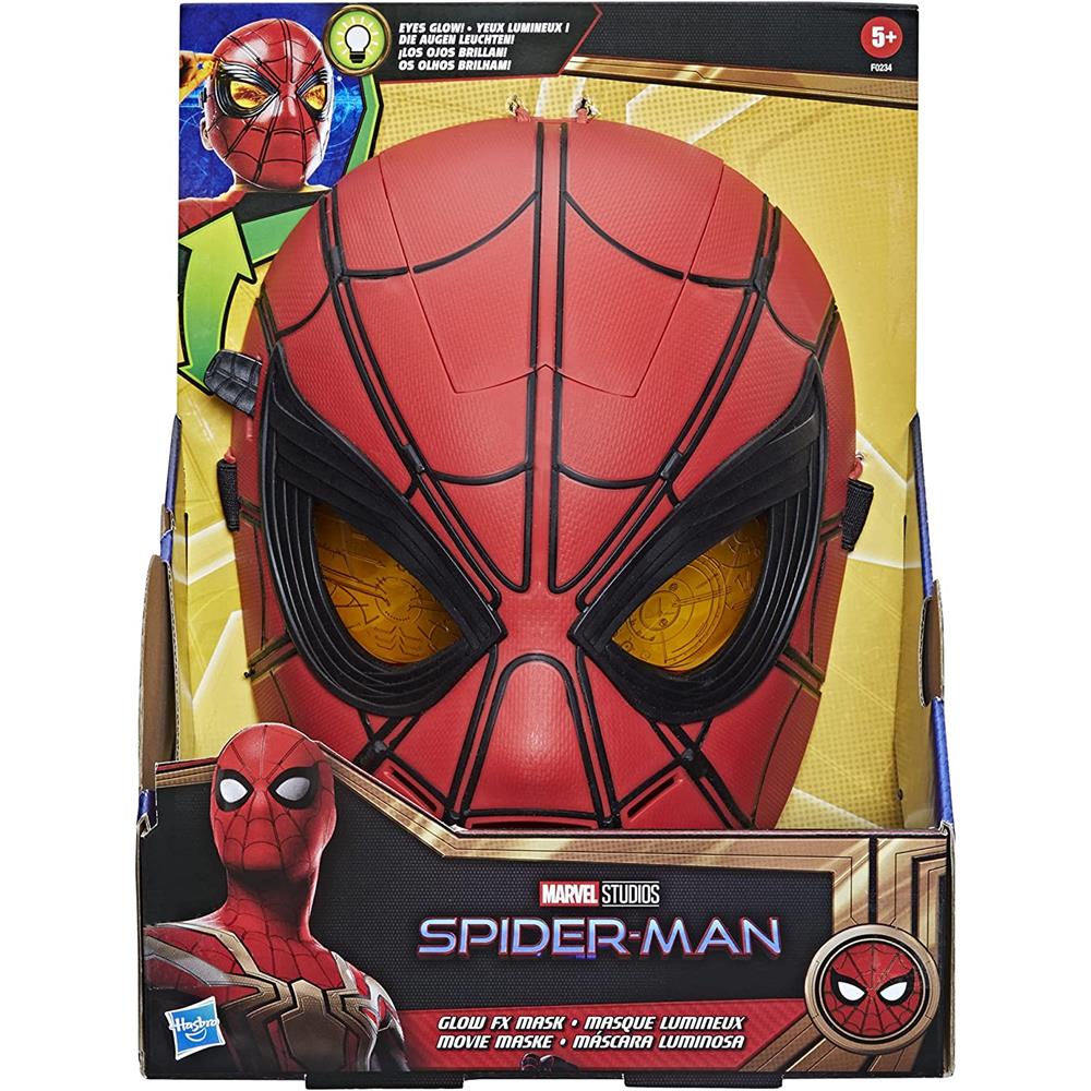 Spiderman Hombre Araña Mascara Luminosa Hasbro Marvel