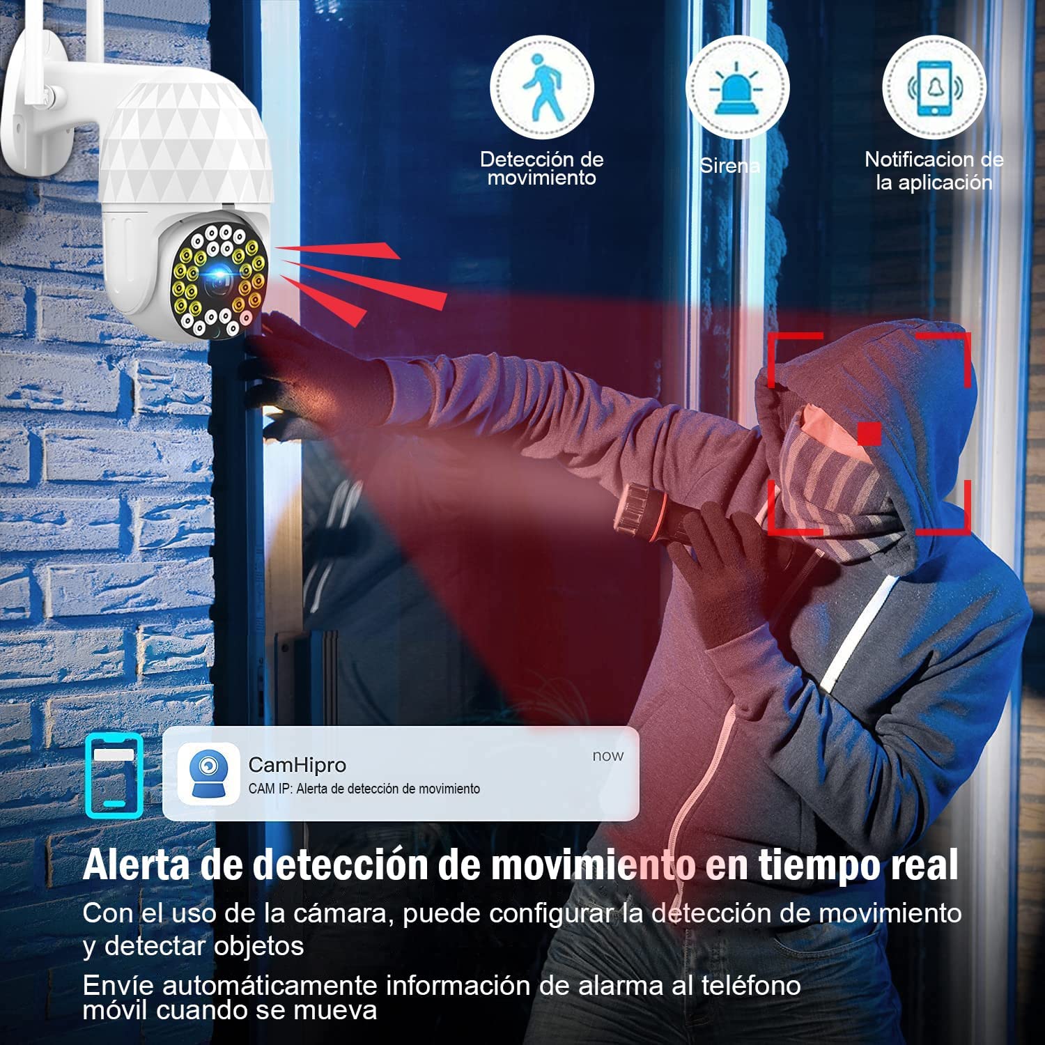 camara seguridad exterior