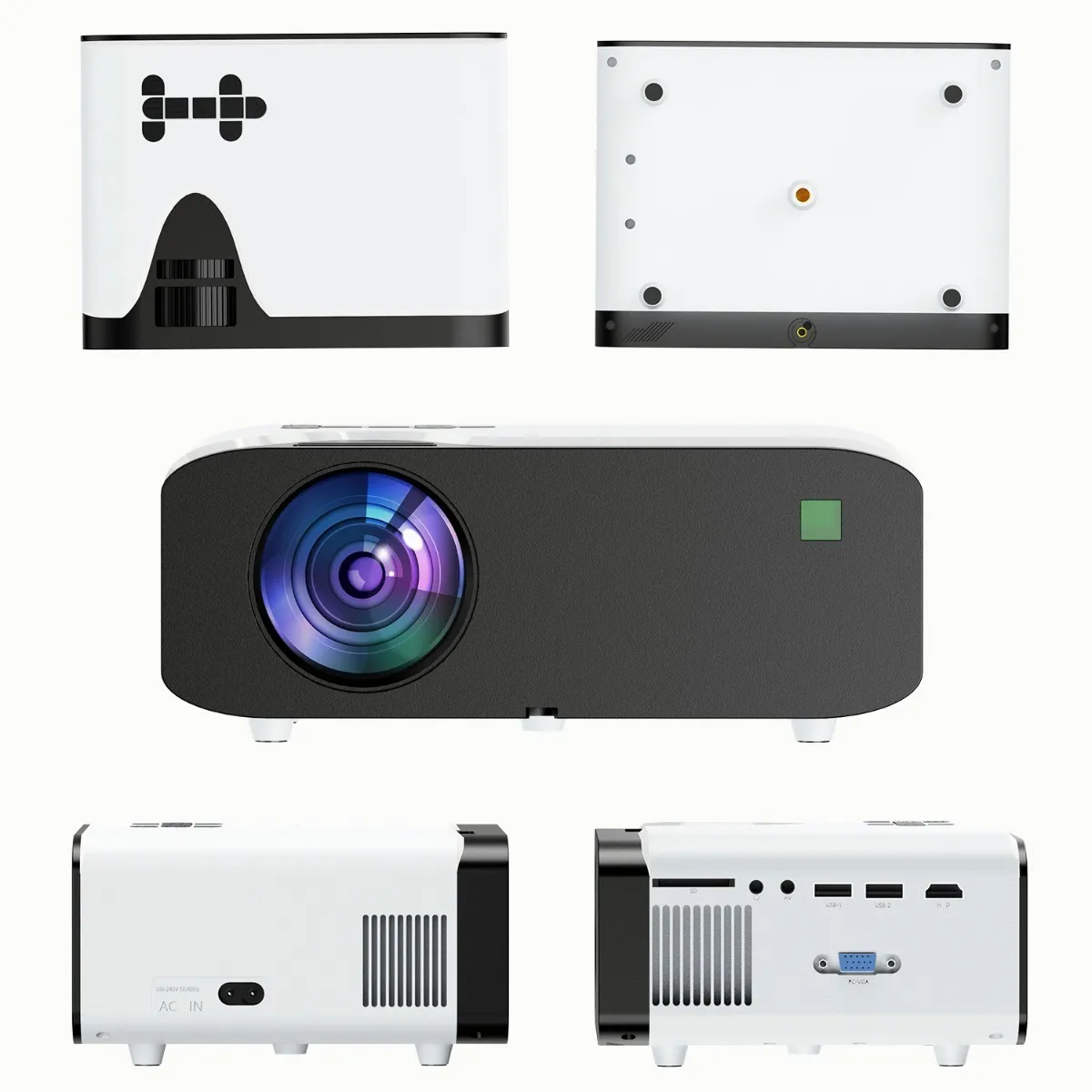 Proyector Wifi 4000lm 1080p Portatil Bluetooth Full Hd Mini