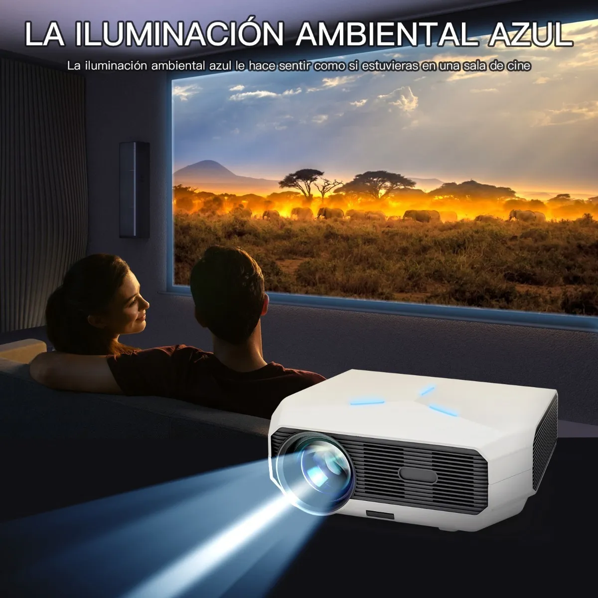 Proyector Led Full Hd Nativo 1080p 4k Wifi Bluetooth