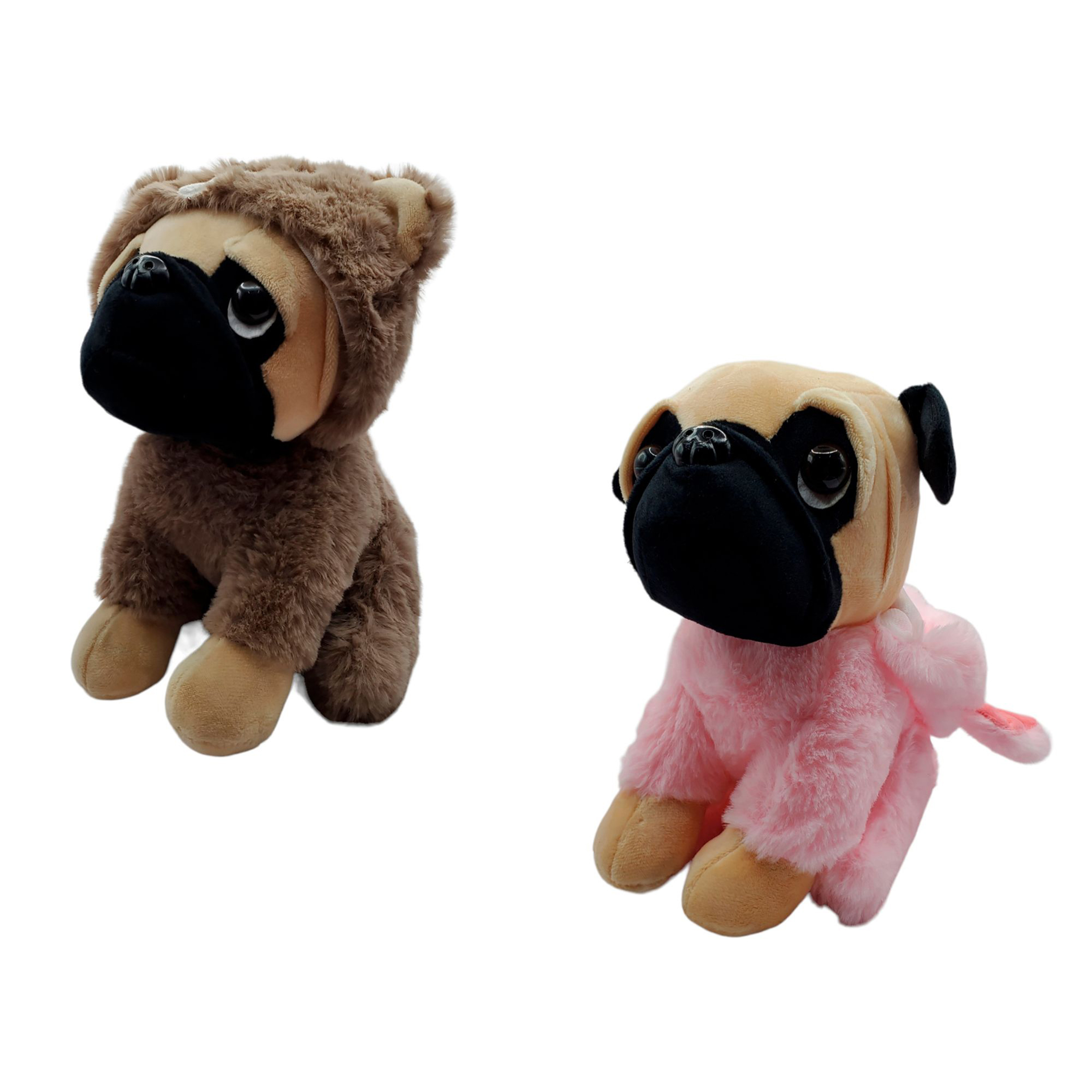 Perrito Pug De Peluche Con Sueter 