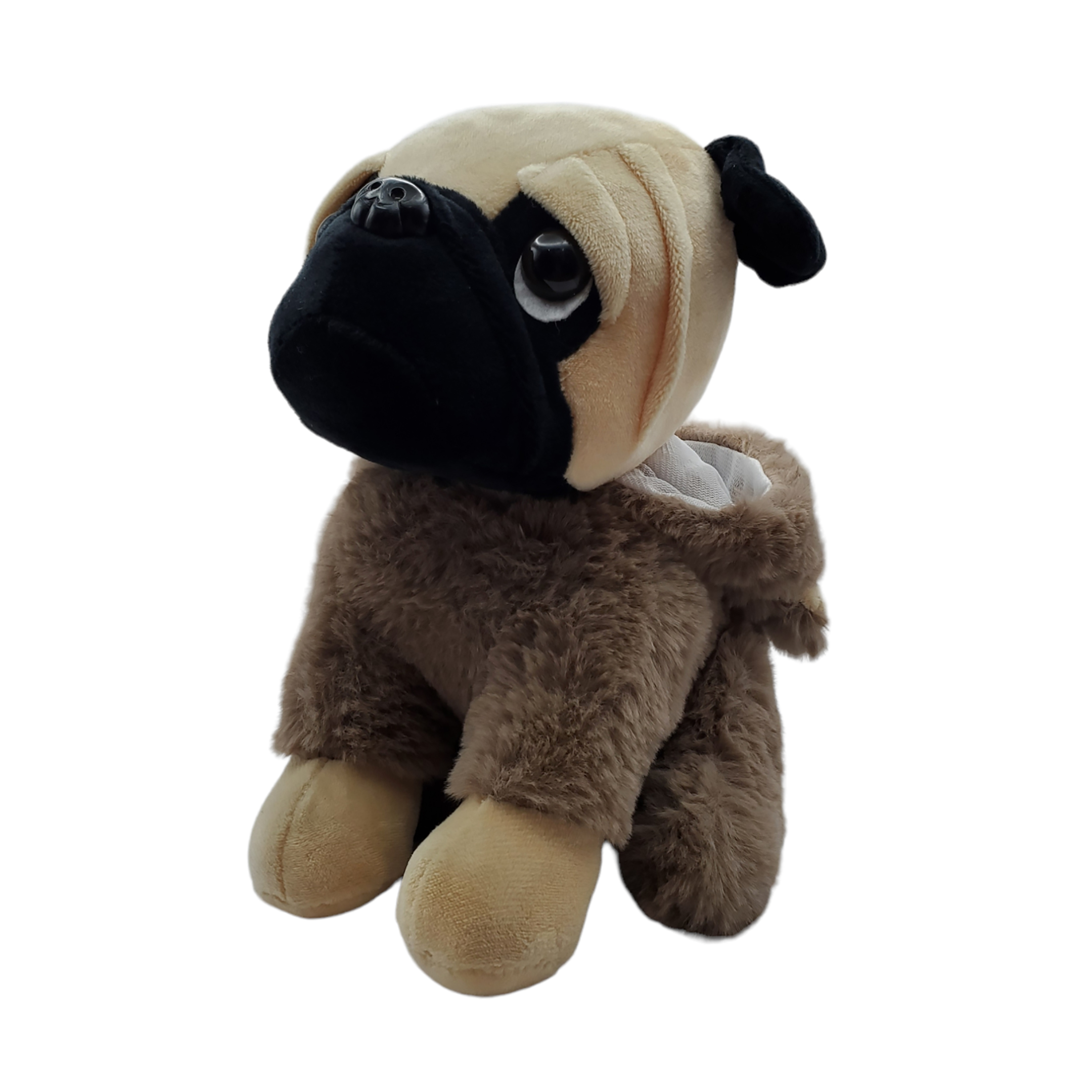 Perrito Pug De Peluche Con Sueter 
