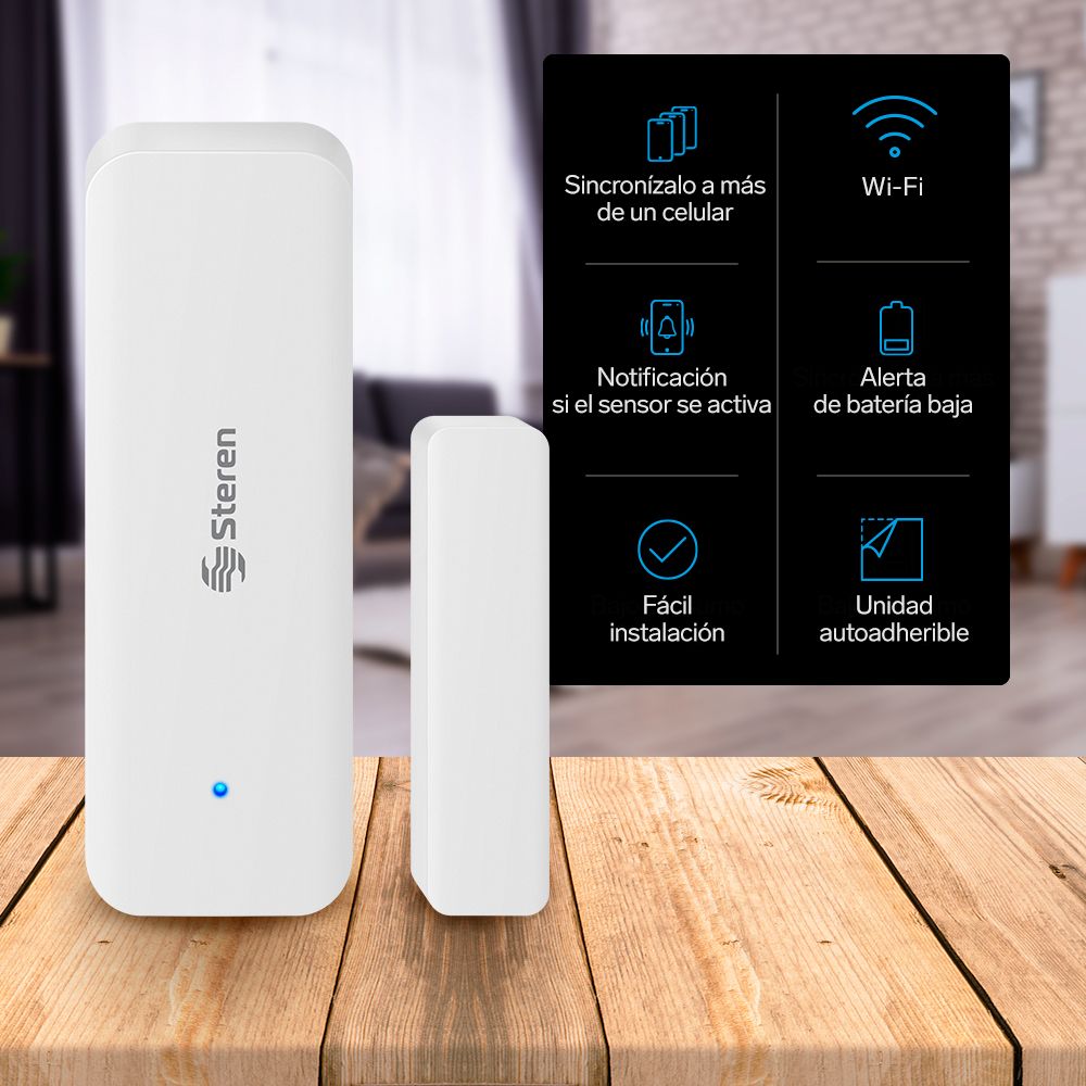 Sensor Wi-fi Detector Abertura Puerta Ventana Steren