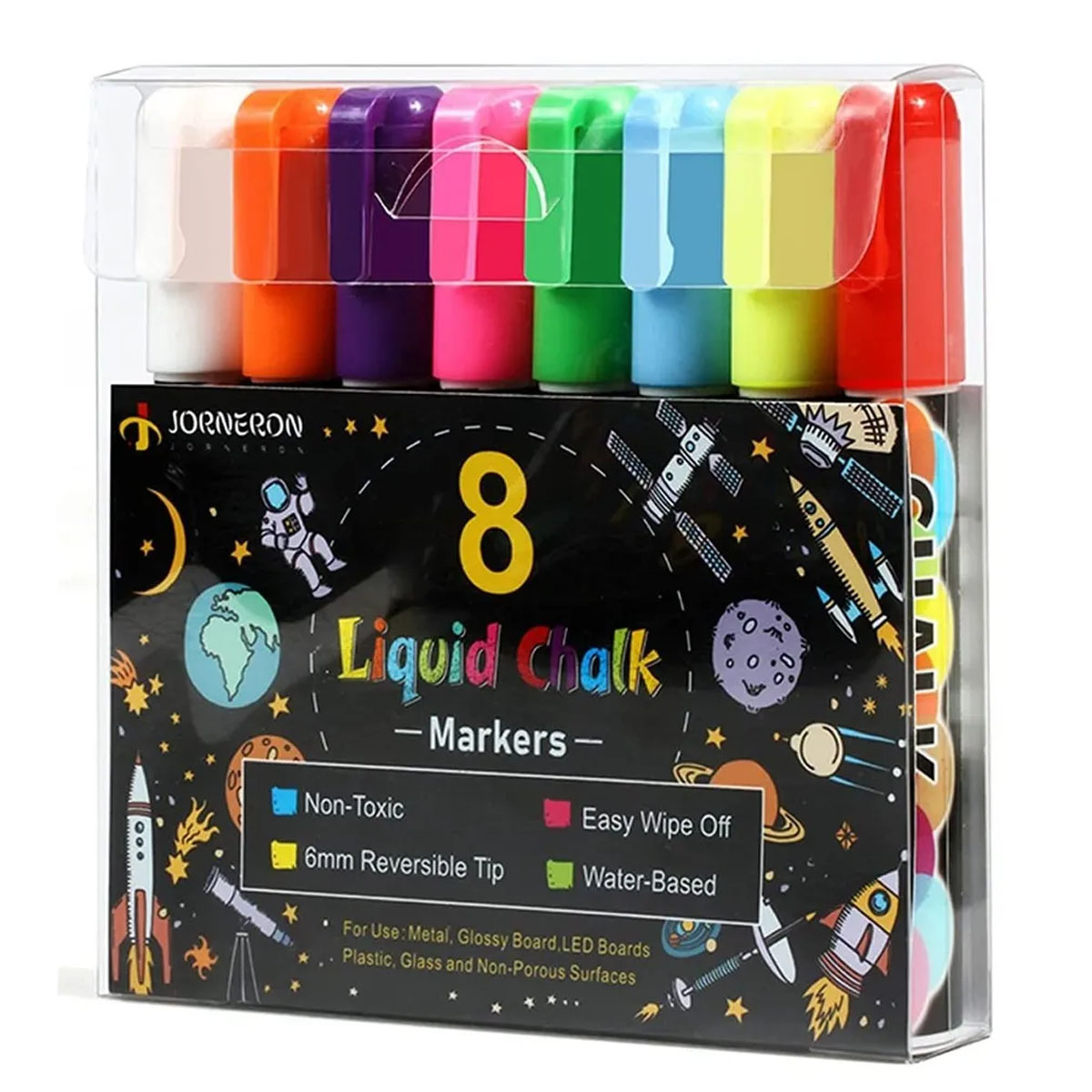 Sharpie - Paquete de 5 Marcadores de Tiza Líquida Chalk Multicolor