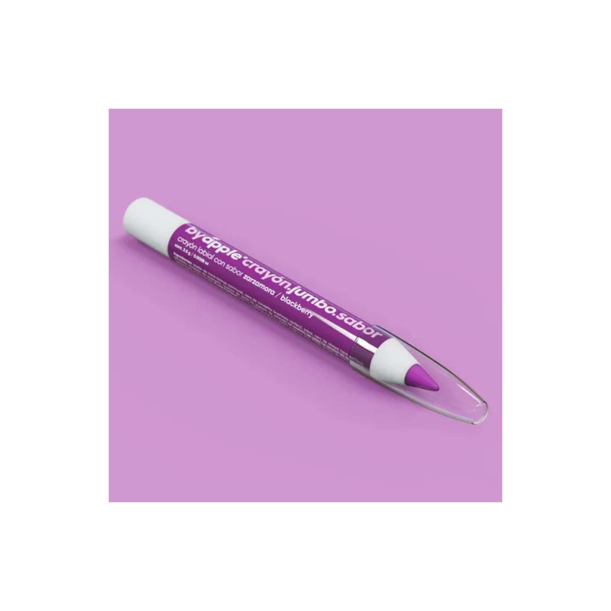 Nuevo Crayón Jumbo Para Labios Color Y Sabor Frutal By Apple Zarzamora