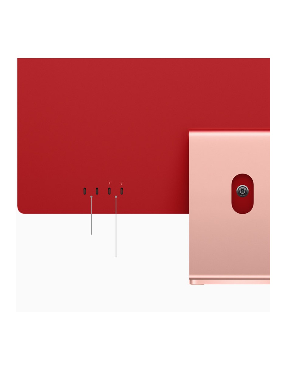 Apple iMac 24 M1 8gb Ram + 256gb 8 CPU Y 8 GPU Rosa (Reacondicionada) Grado A 