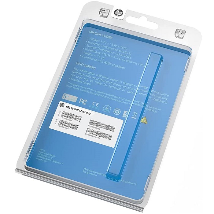 Memoria Ram DDR4 HP V2 2666MHz 8GB PC4-21300 7EH55AA.