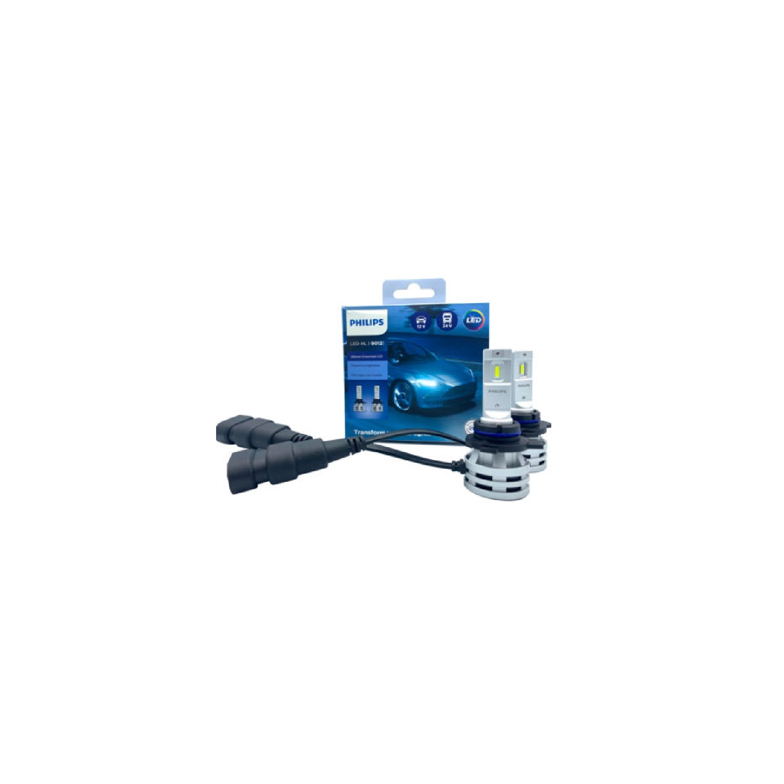      Kit Focos Led 9012 Philips 6500k Original Ultinon Essential