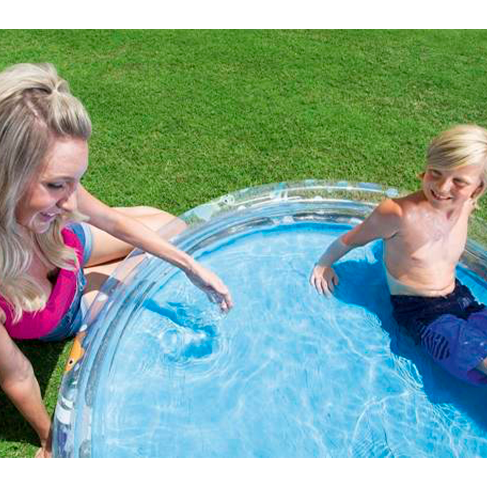 Alberca Inflable Infantil Animales Marinos para Niños Piscina Chica 1.52 m