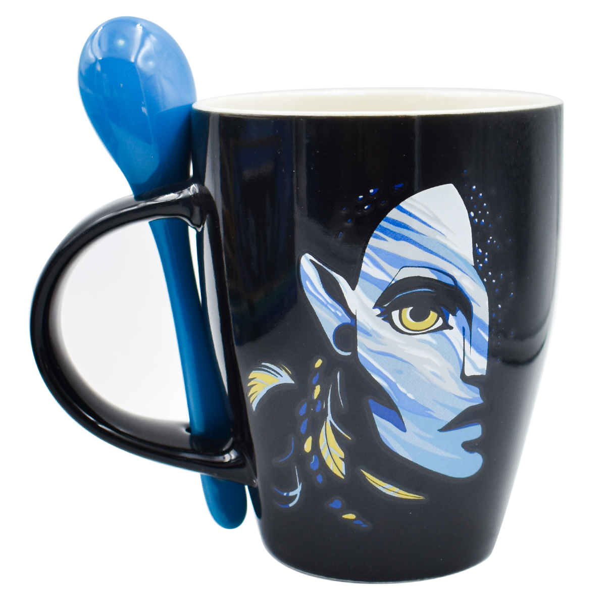 Fun Kids 1738-302 Set Tazas Cerámica Avatar Jake Sully & Neytiri con cuchara 410ml