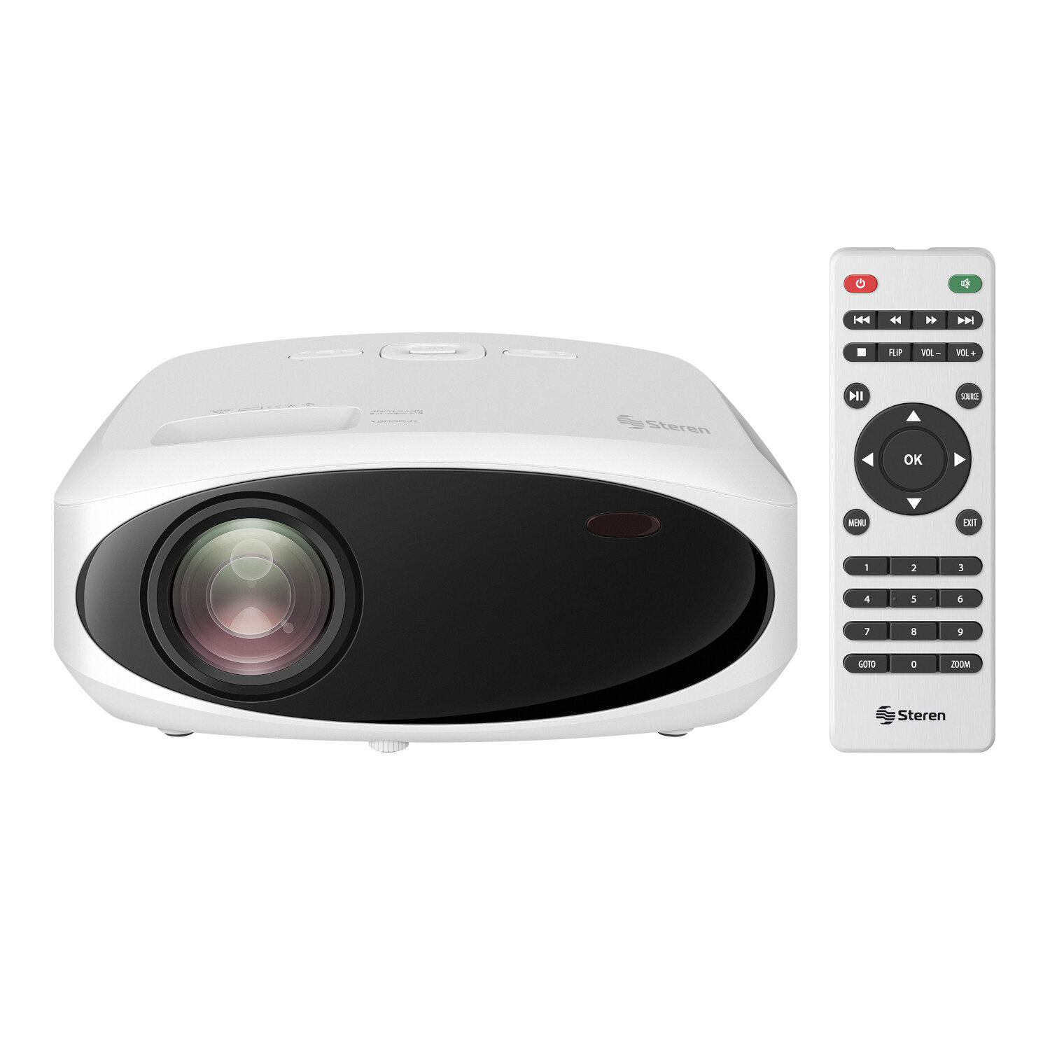 Proyector multimedia Full HD de 9 000 lúmenes, portátil