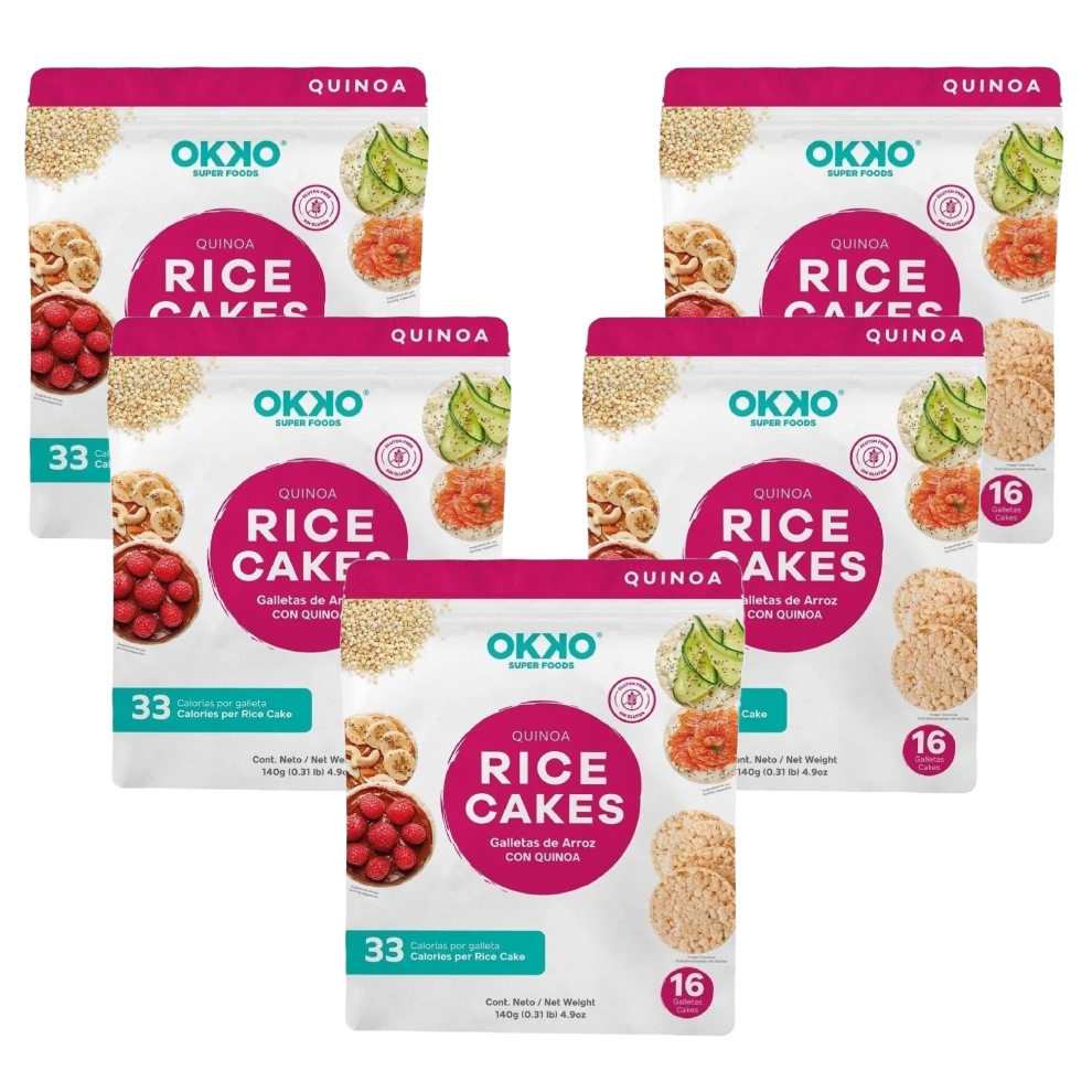 Rice Cake OKKO con Quinoa 5 piezas de 140 g 